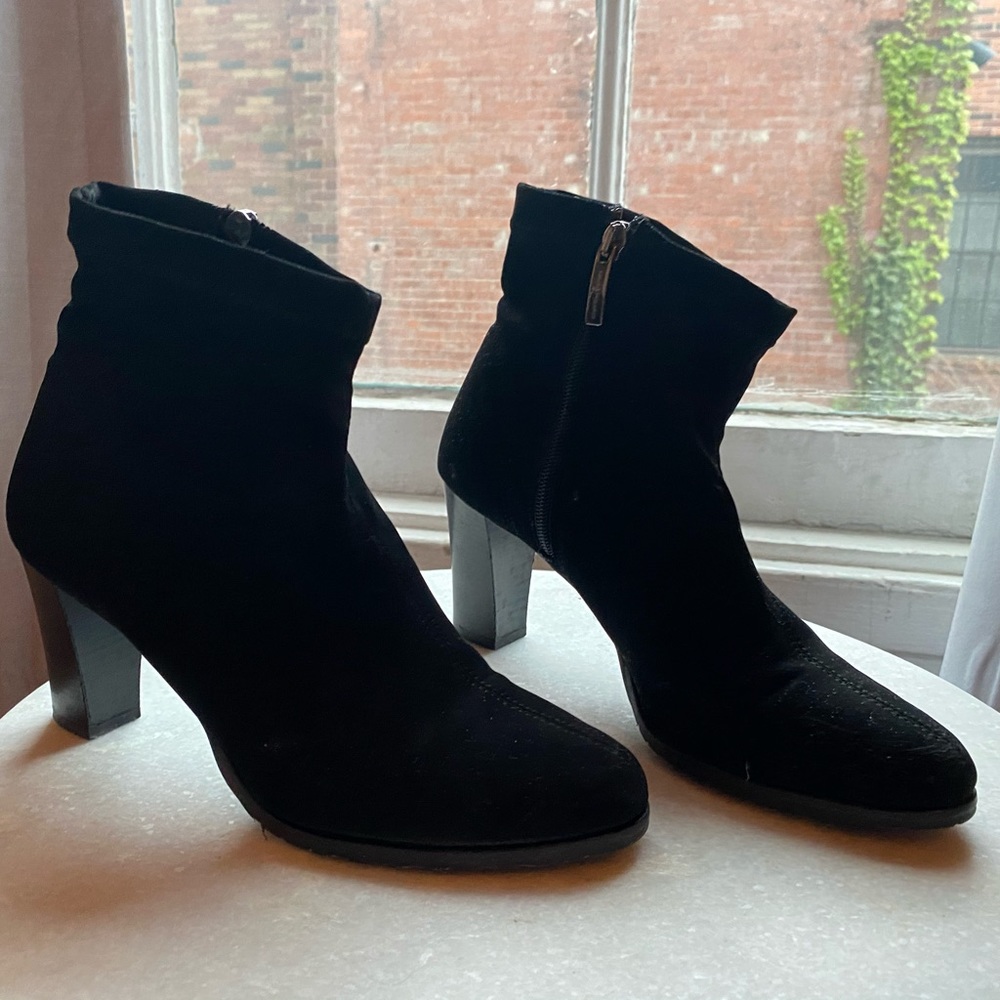 Black Ankle Boots (NR Rapisardi, lightly worn)